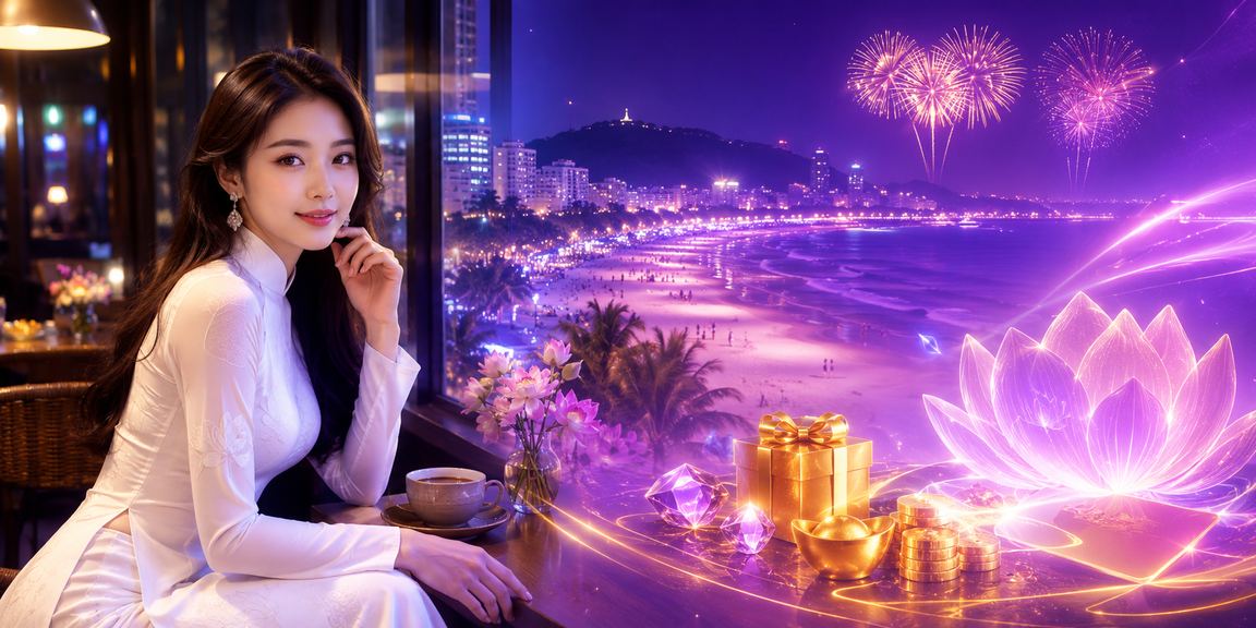 Người dùng tại Vũng Tàu mặc áo dài theo dõi kết quả cược casino và kiểm tra cấp VIP